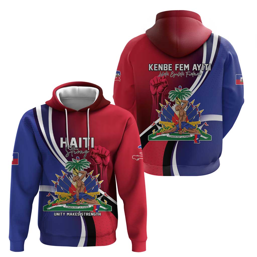 Haiti Strong Hoodie Kenbe Fem Ayiti LT05