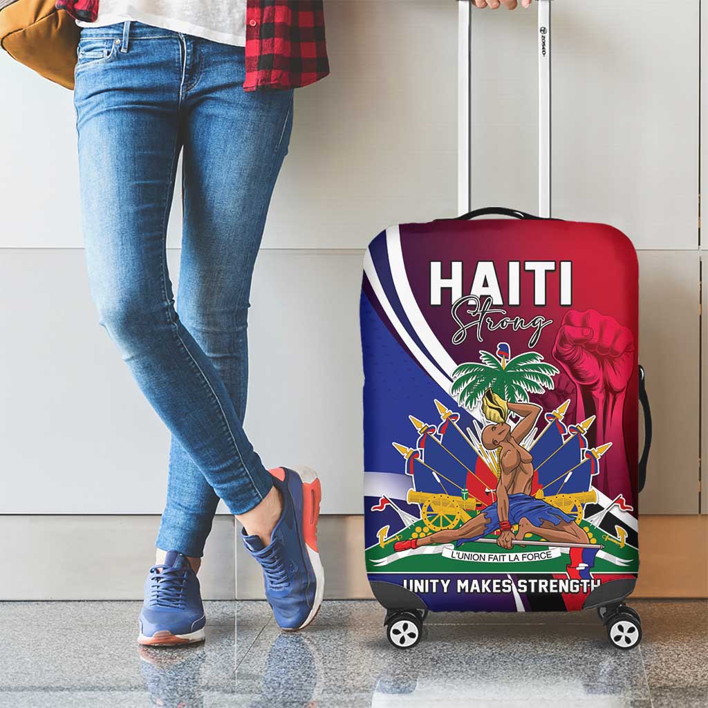 Haiti Strong Luggage Cover Kenbe Fem Ayiti LT05
