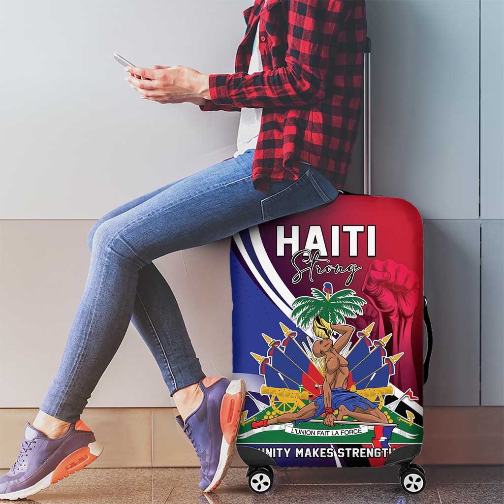 Haiti Strong Luggage Cover Kenbe Fem Ayiti LT05