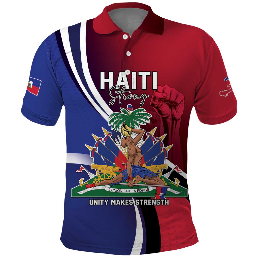 Haiti Strong Polo Shirt Kenbe Fem Ayiti LT05