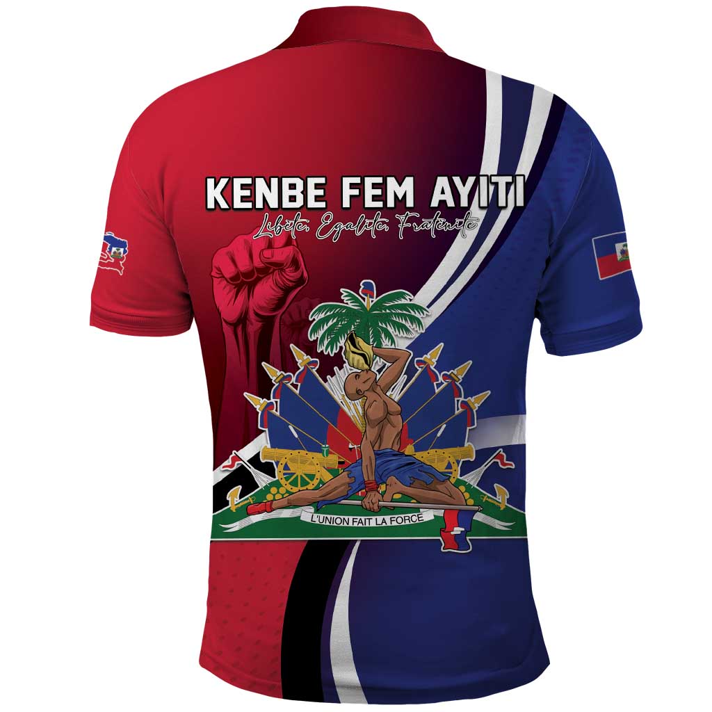 Haiti Strong Polo Shirt Kenbe Fem Ayiti LT05