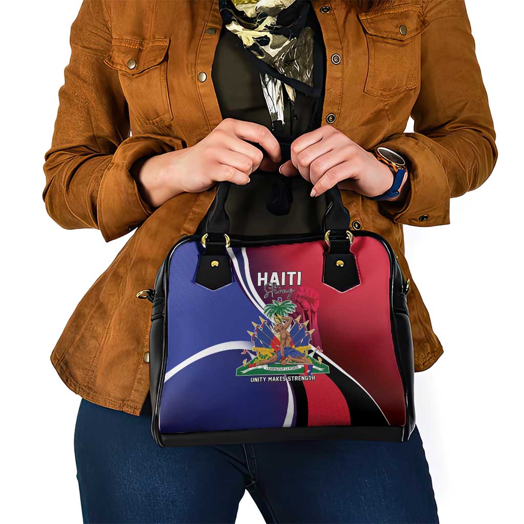 Haiti Strong Shoulder Handbag Kenbe Fem Ayiti LT05