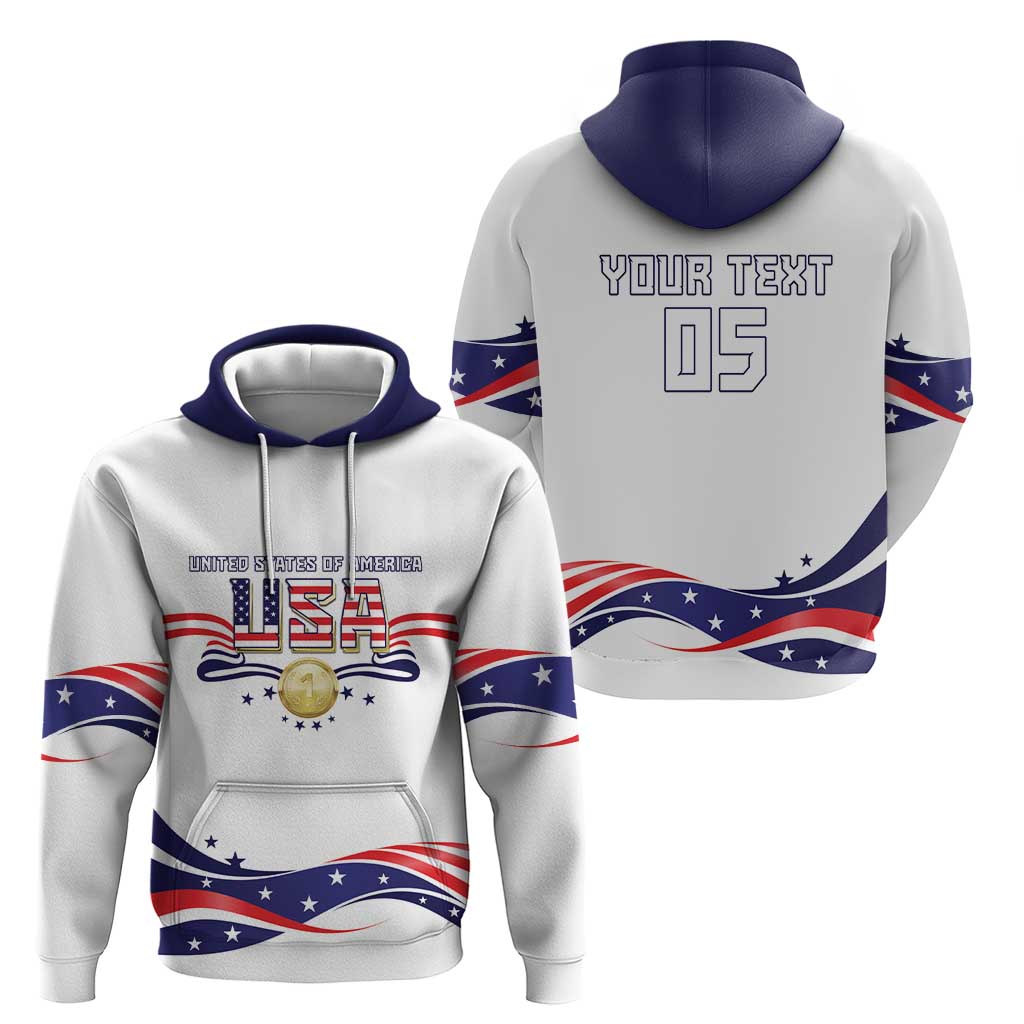 Custom USA 2024 Hoodie Summer Sport Go United States LT05