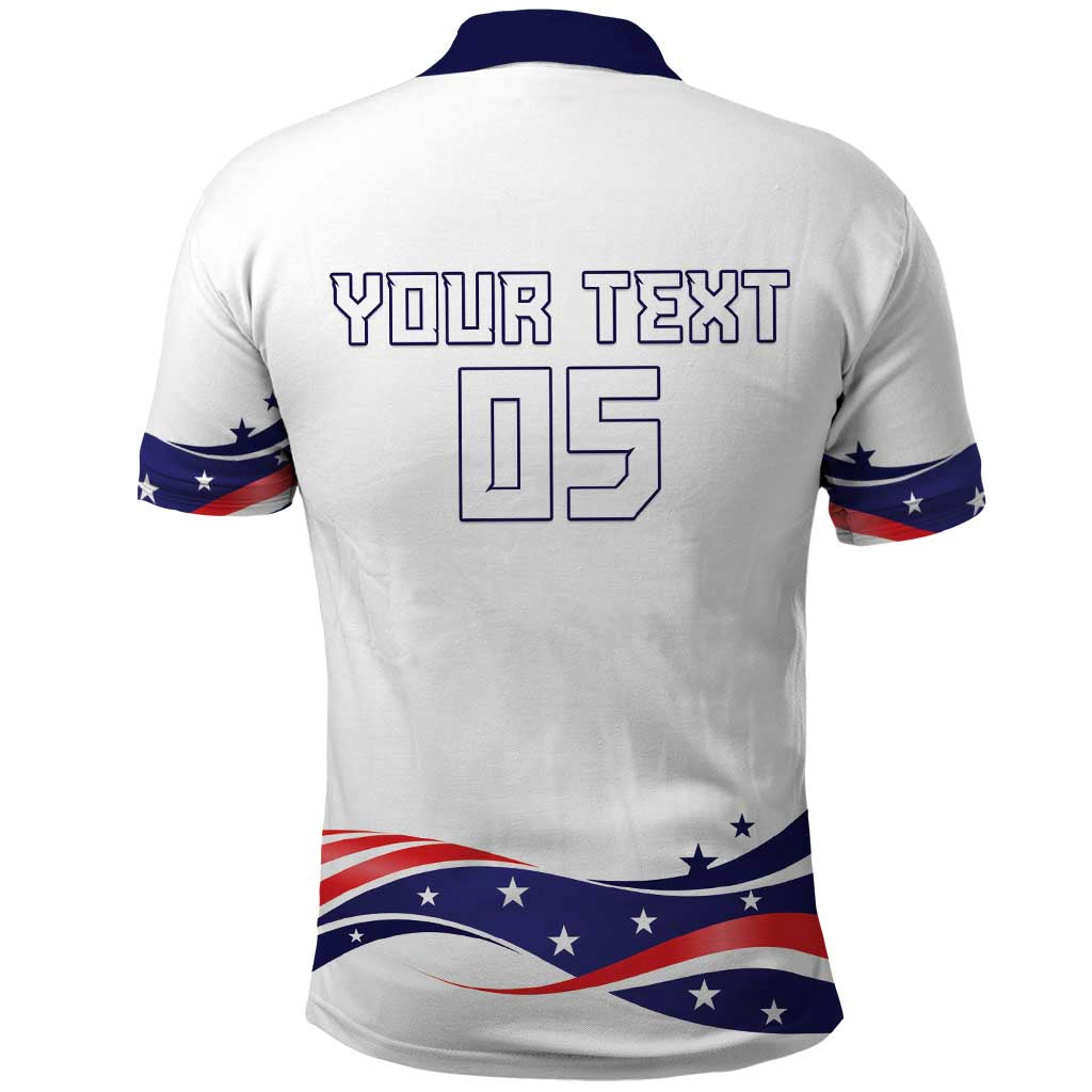 Custom USA 2024 Polo Shirt Summer Sport Go United States LT05