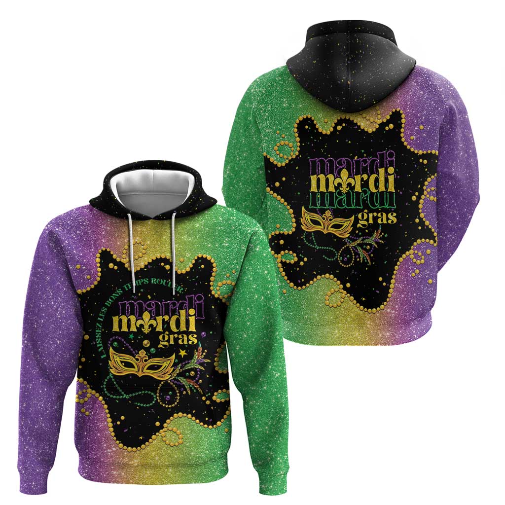 Mardi Gras Hoodie Laissez Les Bons Temps Rouler LT05
