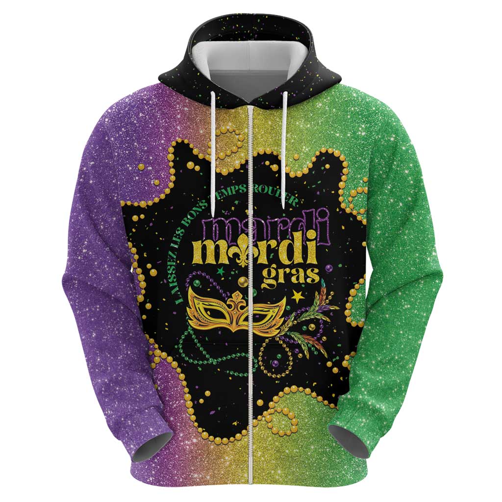 Mardi Gras Hoodie Laissez Les Bons Temps Rouler LT05