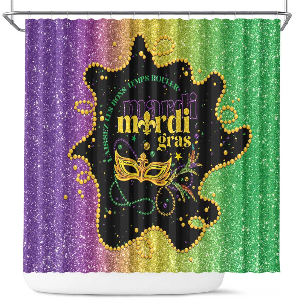 Mardi Gras Shower Curtain Laissez Les Bons Temps Rouler LT05