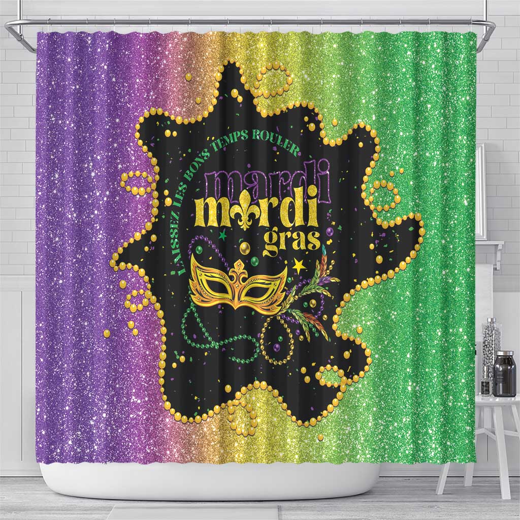 Mardi Gras Shower Curtain Laissez Les Bons Temps Rouler LT05