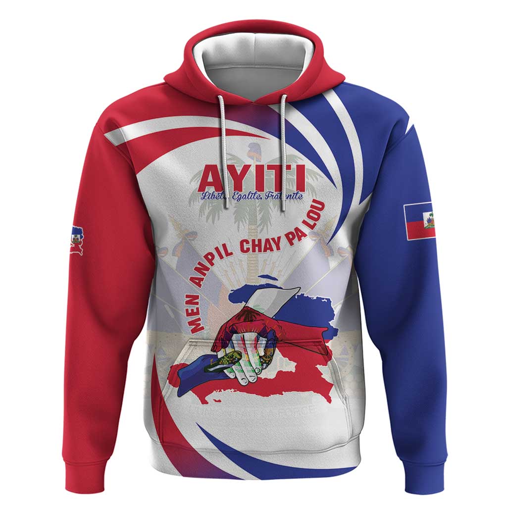 Haiti Hoodie Men Anpil Chay Pa Lou LT05