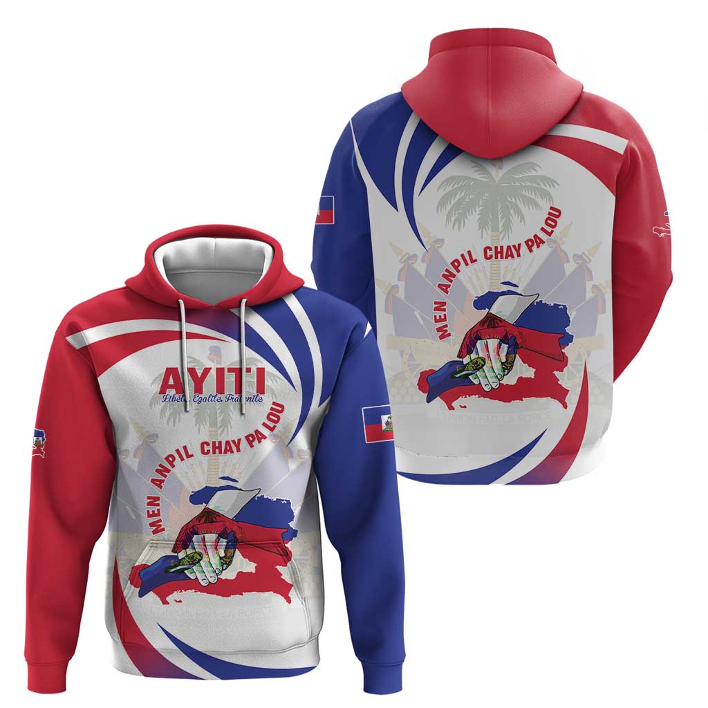 Haiti Hoodie Men Anpil Chay Pa Lou LT05