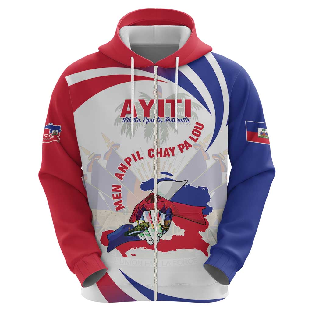 Haiti Hoodie Men Anpil Chay Pa Lou LT05