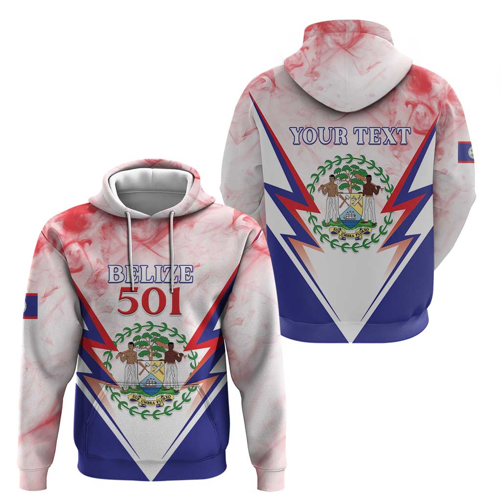Personalized Belize 501 Hoodie Coat Of Arms LT05