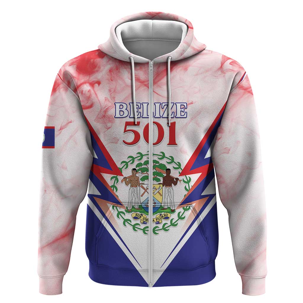 Personalized Belize 501 Hoodie Coat Of Arms LT05