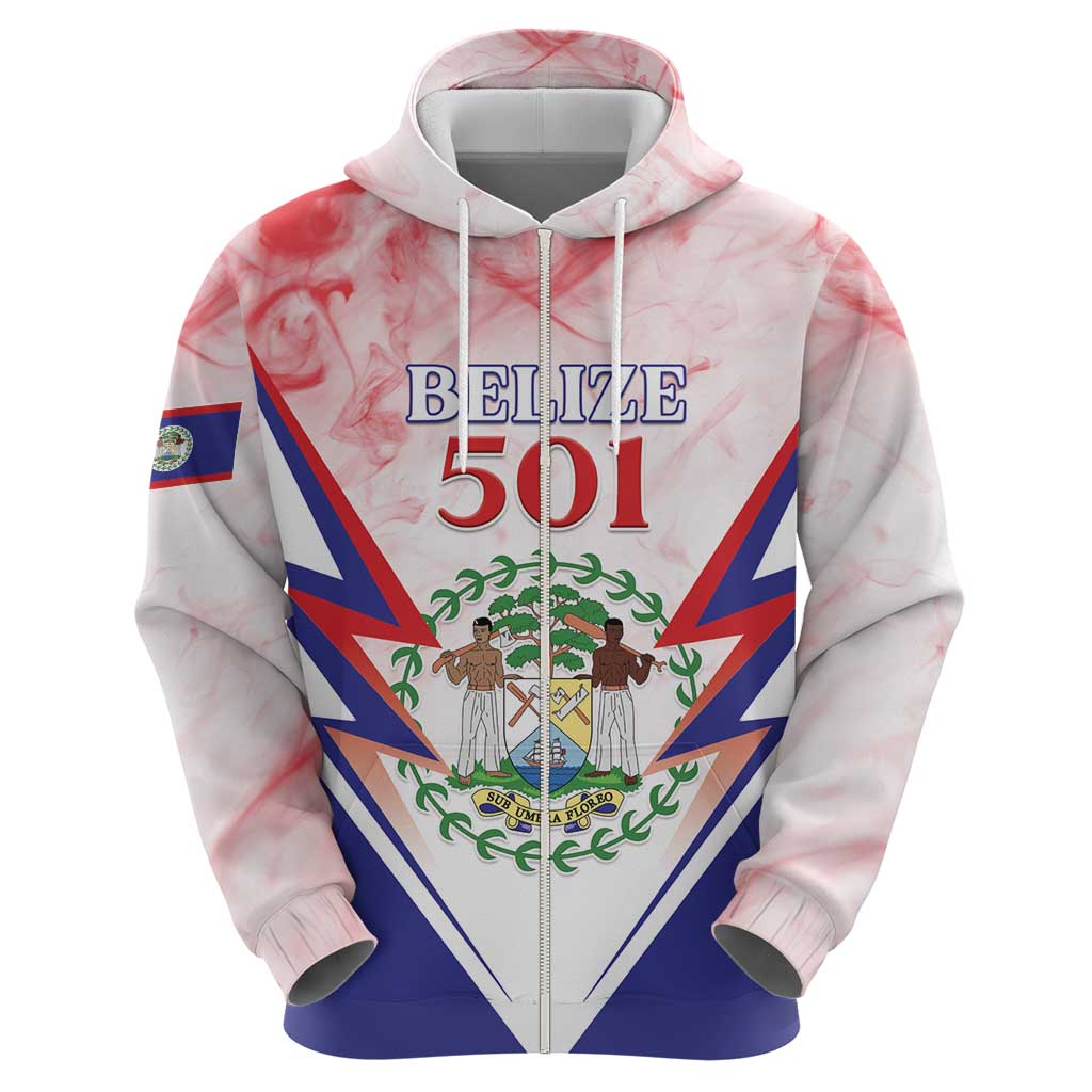Personalized Belize 501 Hoodie Coat Of Arms LT05