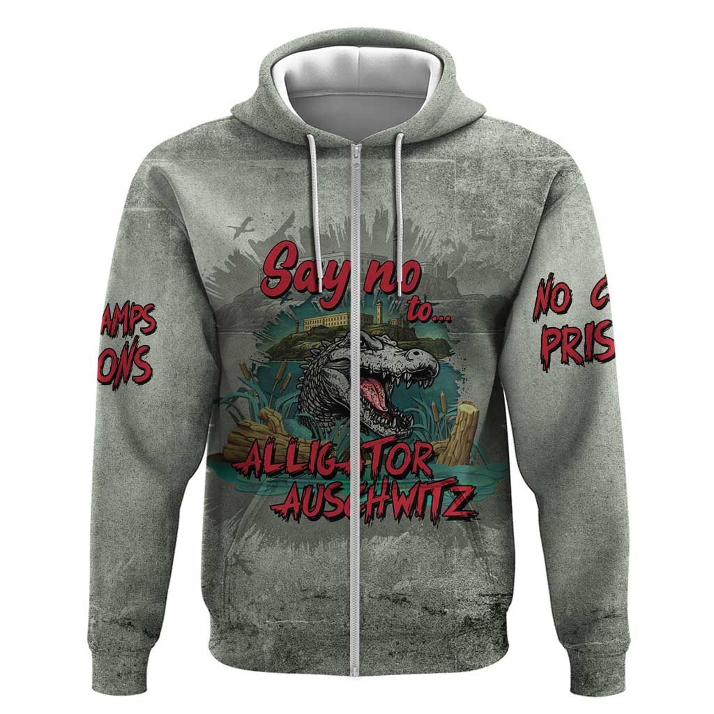 Say No To Alligator Auschwitz Hoodie LT05