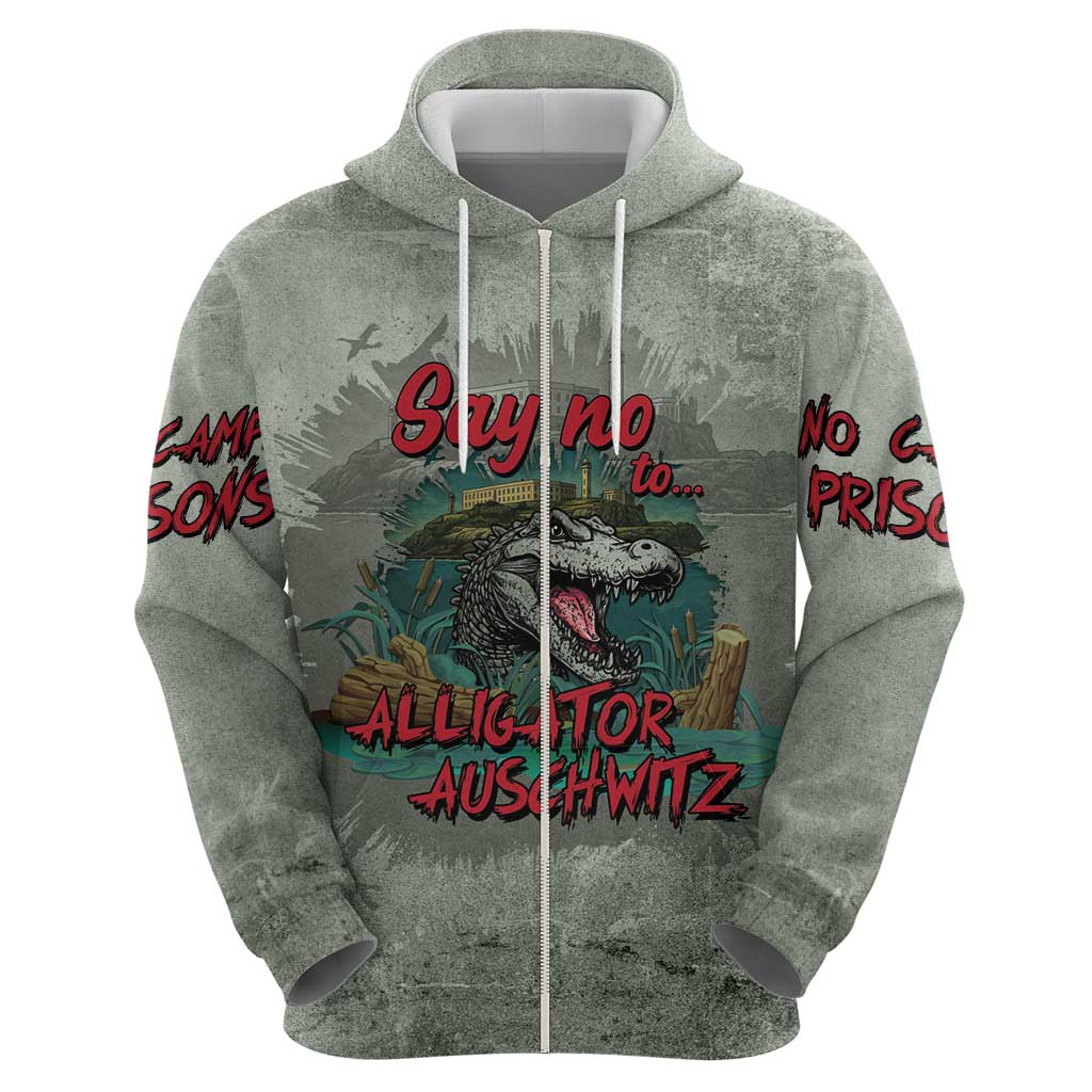 Say No To Alligator Auschwitz Hoodie LT05