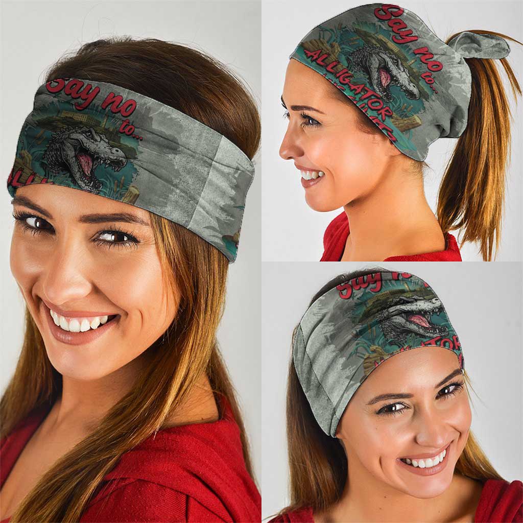Say No To Alligator Auschwitz Neck Gaiter LT05