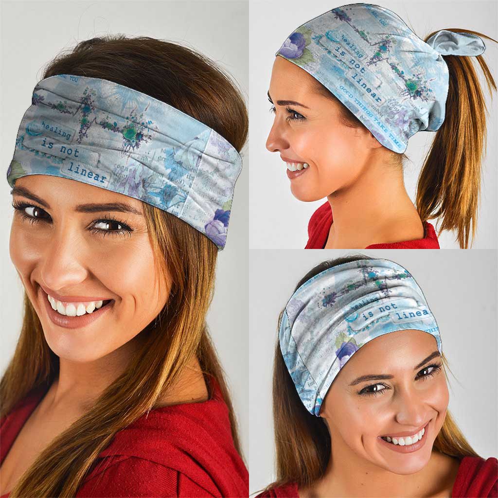 Mental Health Neck Gaiter Healing Is Not Linear LT05