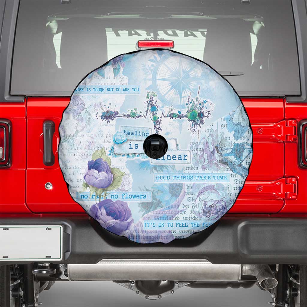 Mental Health Spare Tire Cover Healing Is Not Linear LT05