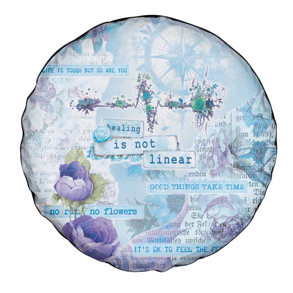 Mental Health Spare Tire Cover Healing Is Not Linear LT05
