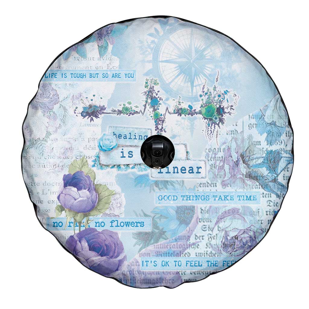 Mental Health Spare Tire Cover Healing Is Not Linear LT05