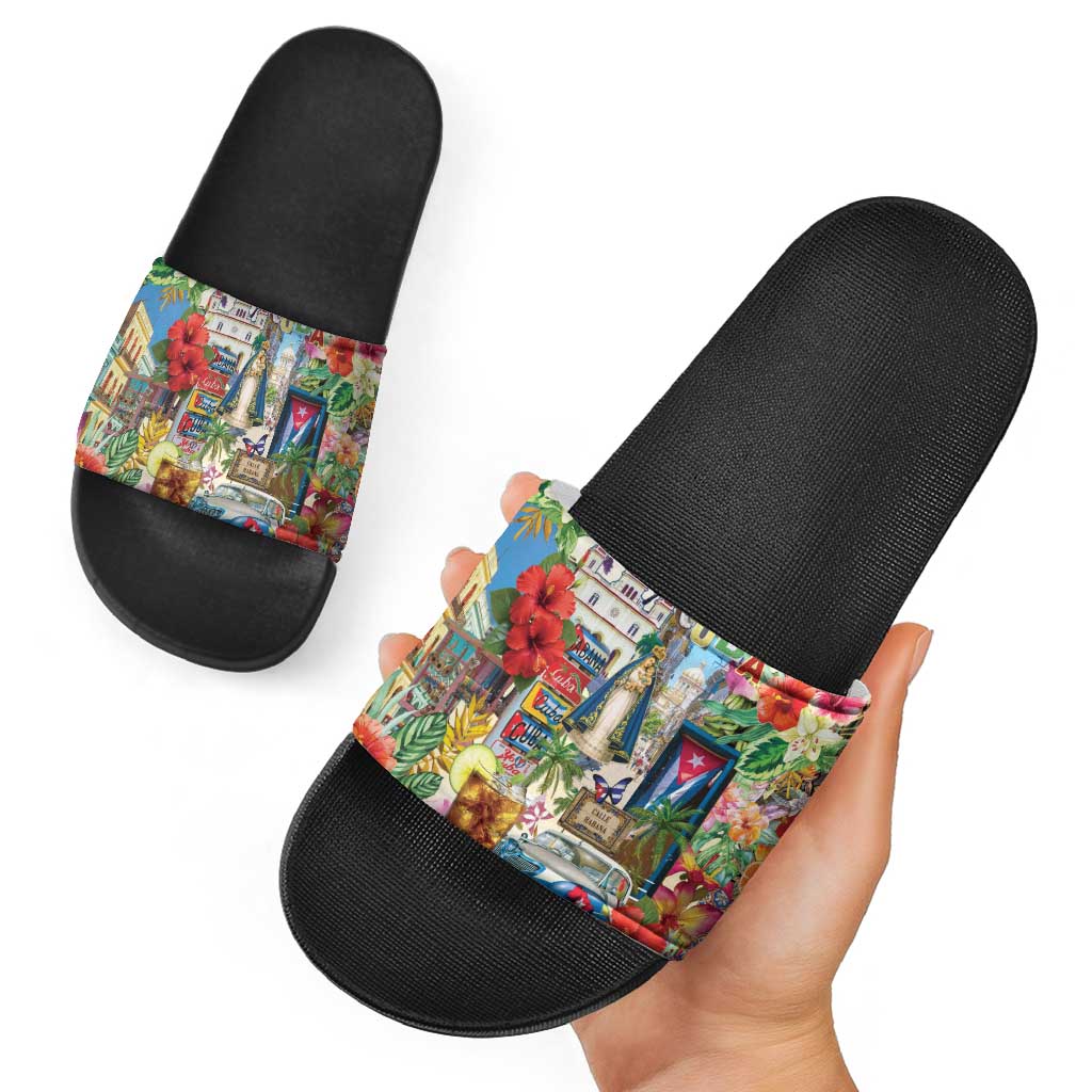 Cuba Libre Slide Sandals The Culture Of Cuba LT05