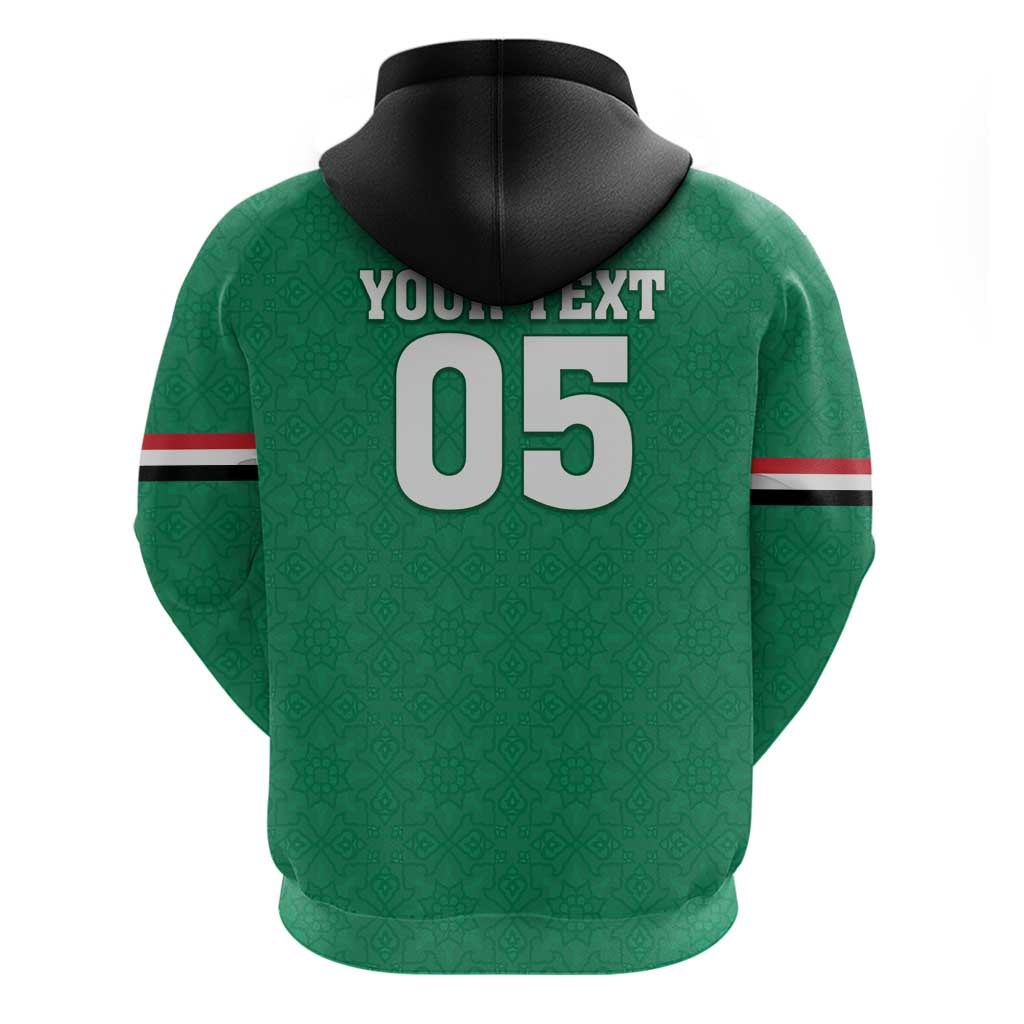 Custom Iraq Football Hoodie Go Champions LT05