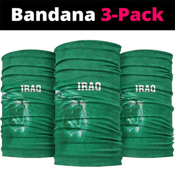 Iraq Football Neck Gaiter Go Champions LT05