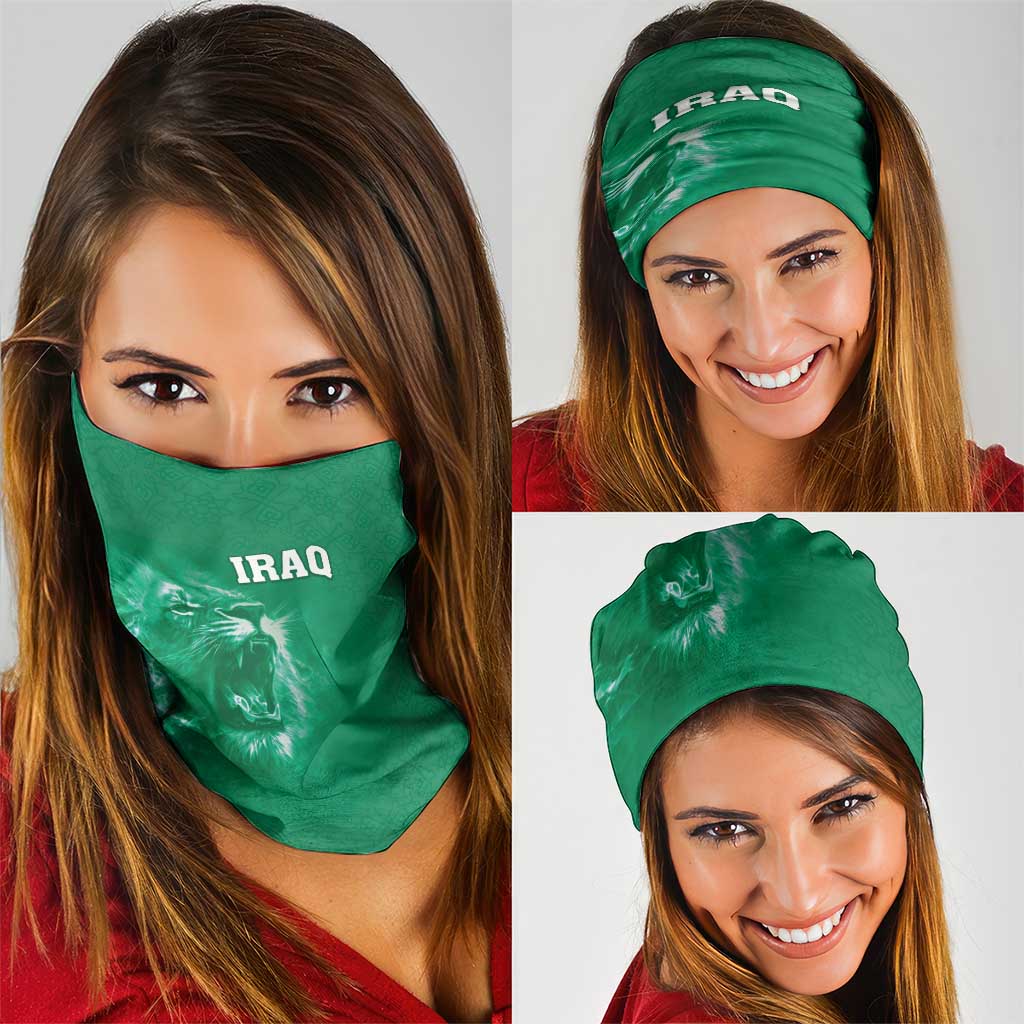 Iraq Football Neck Gaiter Go Champions LT05
