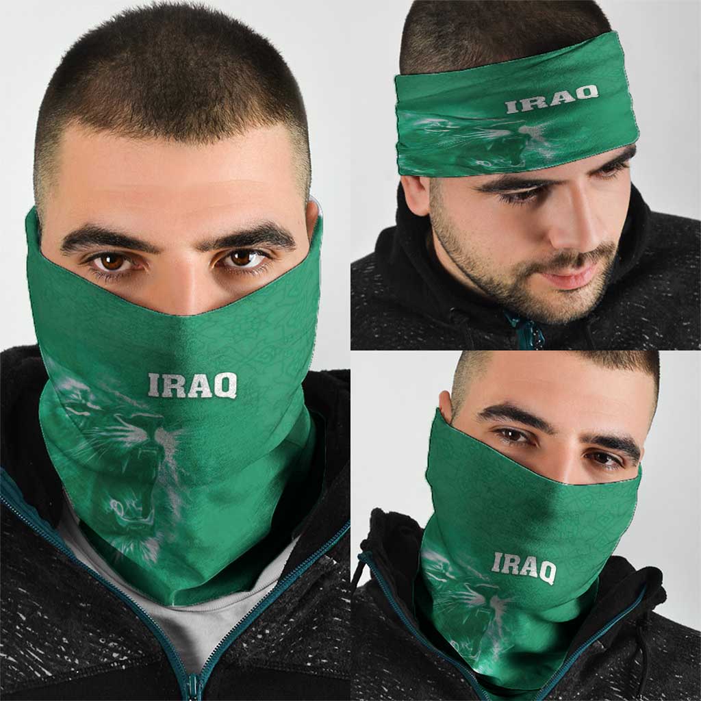 Iraq Football Neck Gaiter Go Champions LT05