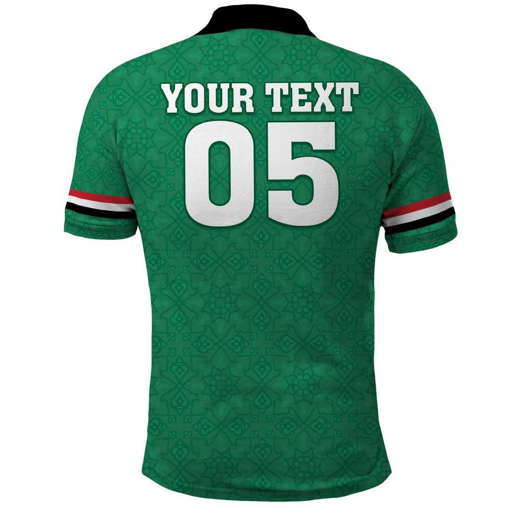 Custom Iraq Football Polo Shirt Go Champions LT05