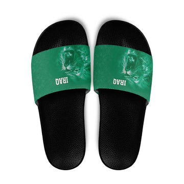 Iraq Football Slide Sandals Go Champions LT05