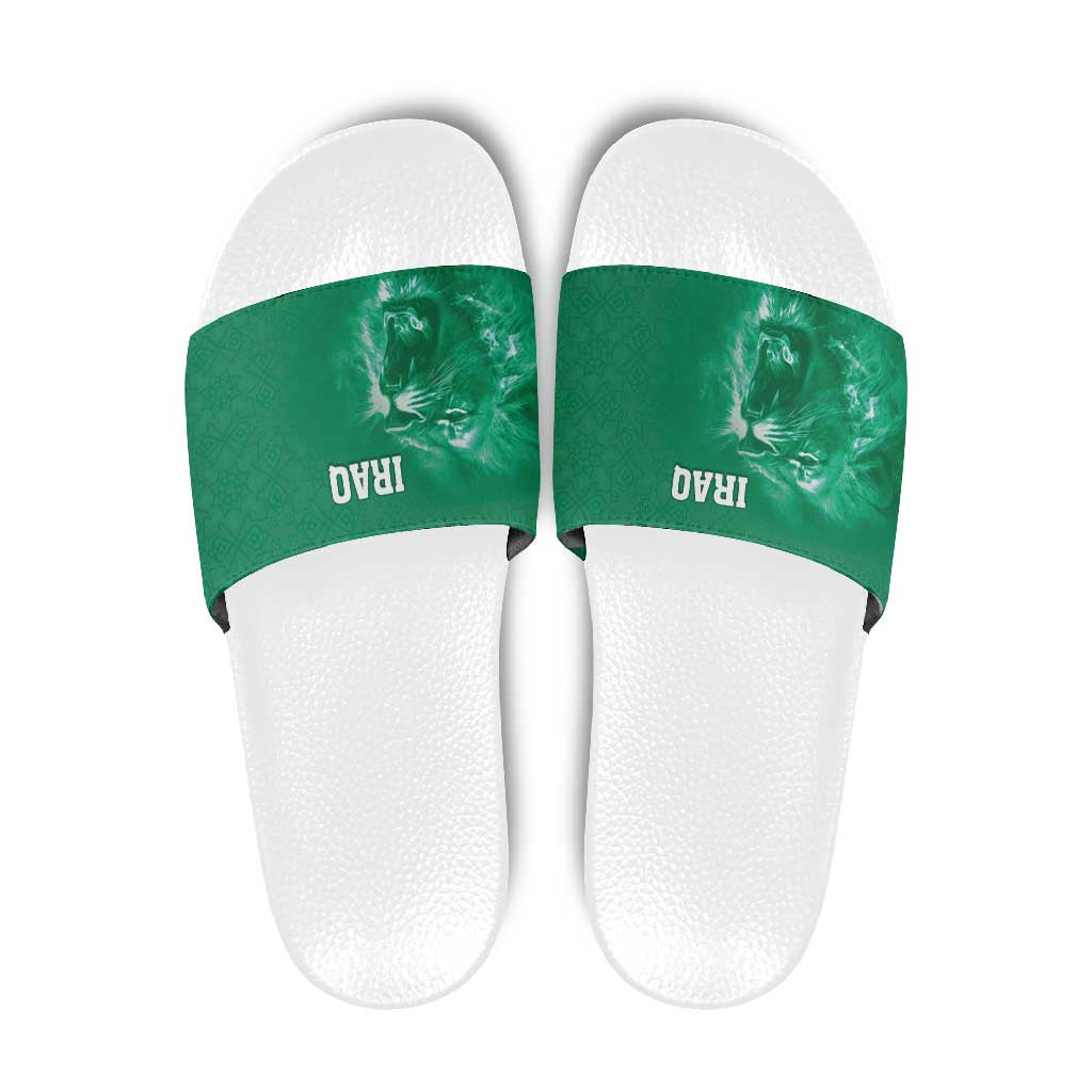 Iraq Football Slide Sandals Go Champions LT05