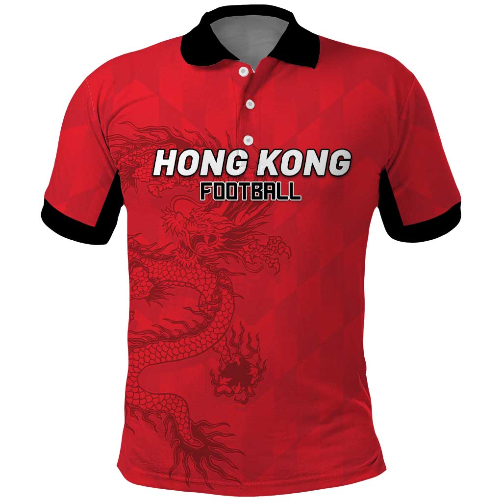 Custom Hong Kong Football Polo Shirt Go Champions LT05