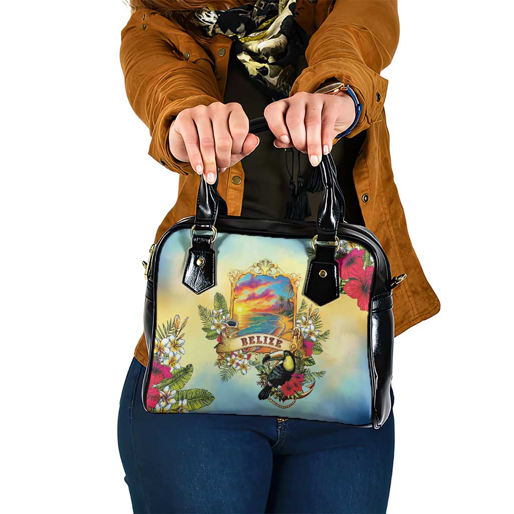 Belize Toucan Shoulder Handbag Belizean Pride Retro Style LT05