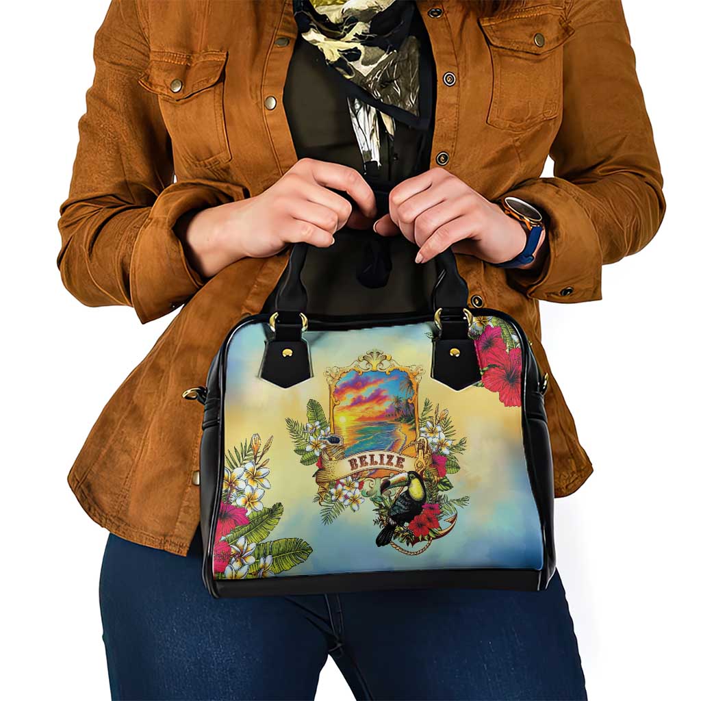 Belize Toucan Shoulder Handbag Belizean Pride Retro Style LT05