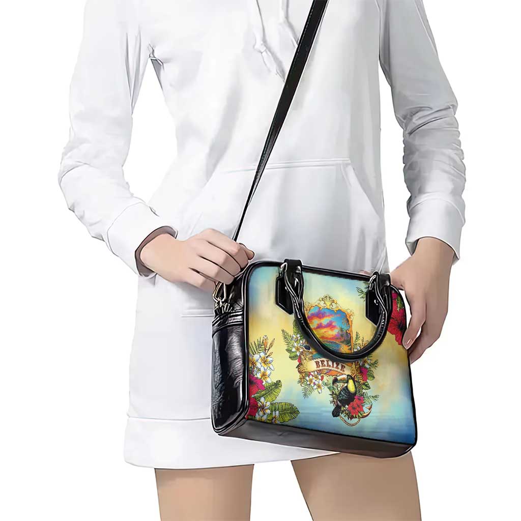 Belize Toucan Shoulder Handbag Belizean Pride Retro Style LT05