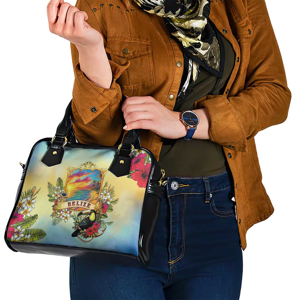 Belize Toucan Shoulder Handbag Belizean Pride Retro Style LT05