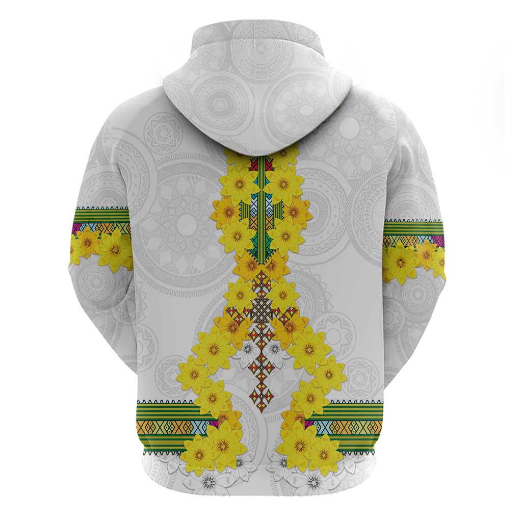 Enkutatash Ethiopia New Year Hoodie Tilet Pattern With Adey Abeba Flowers LT05