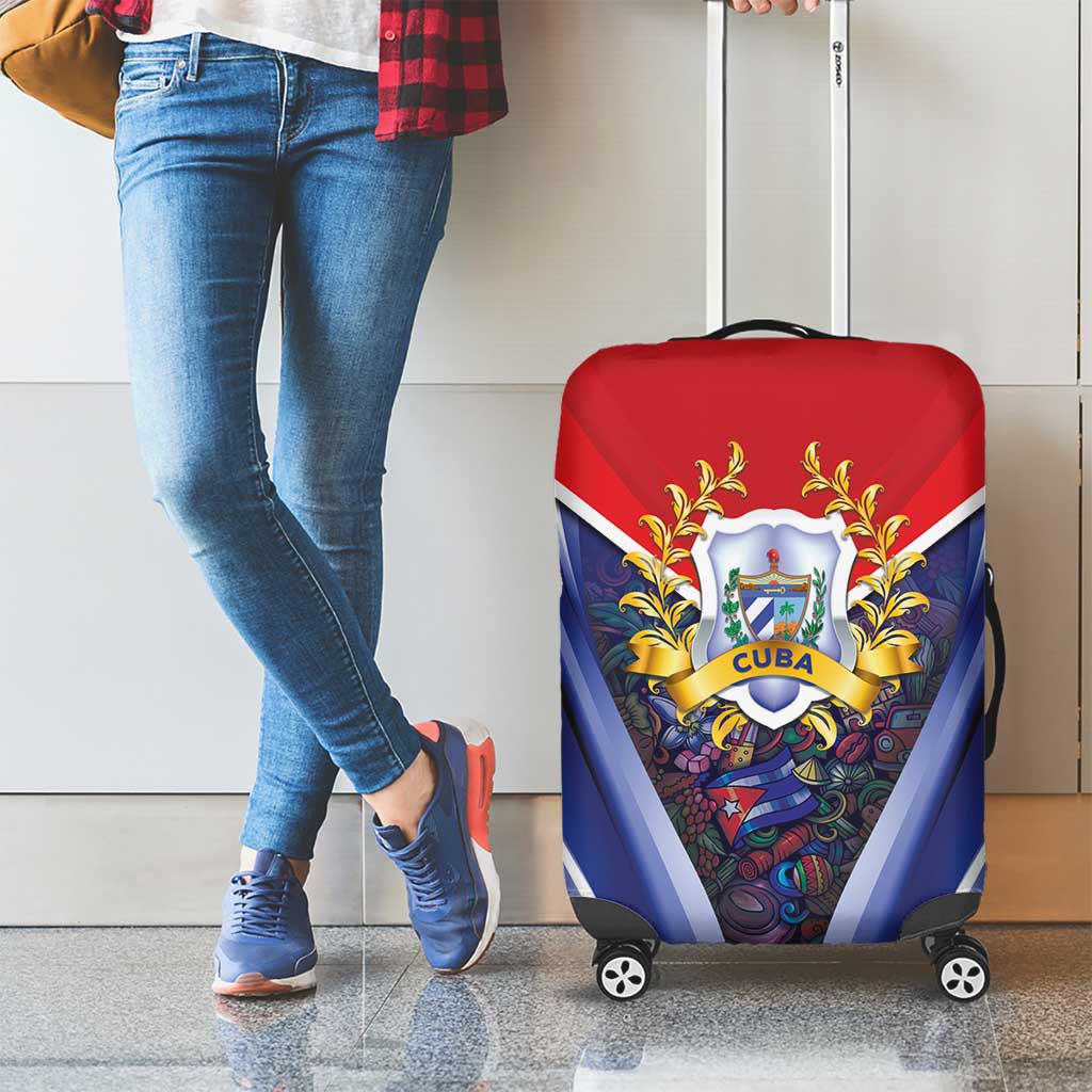 Cuba Luggage Cover 123 Years Of Independence LT05