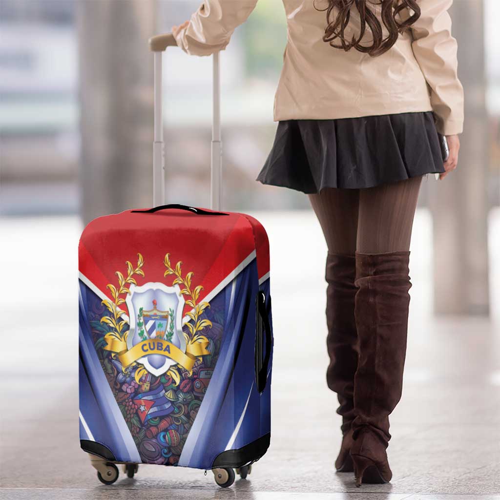 Cuba Luggage Cover 123 Years Of Independence LT05