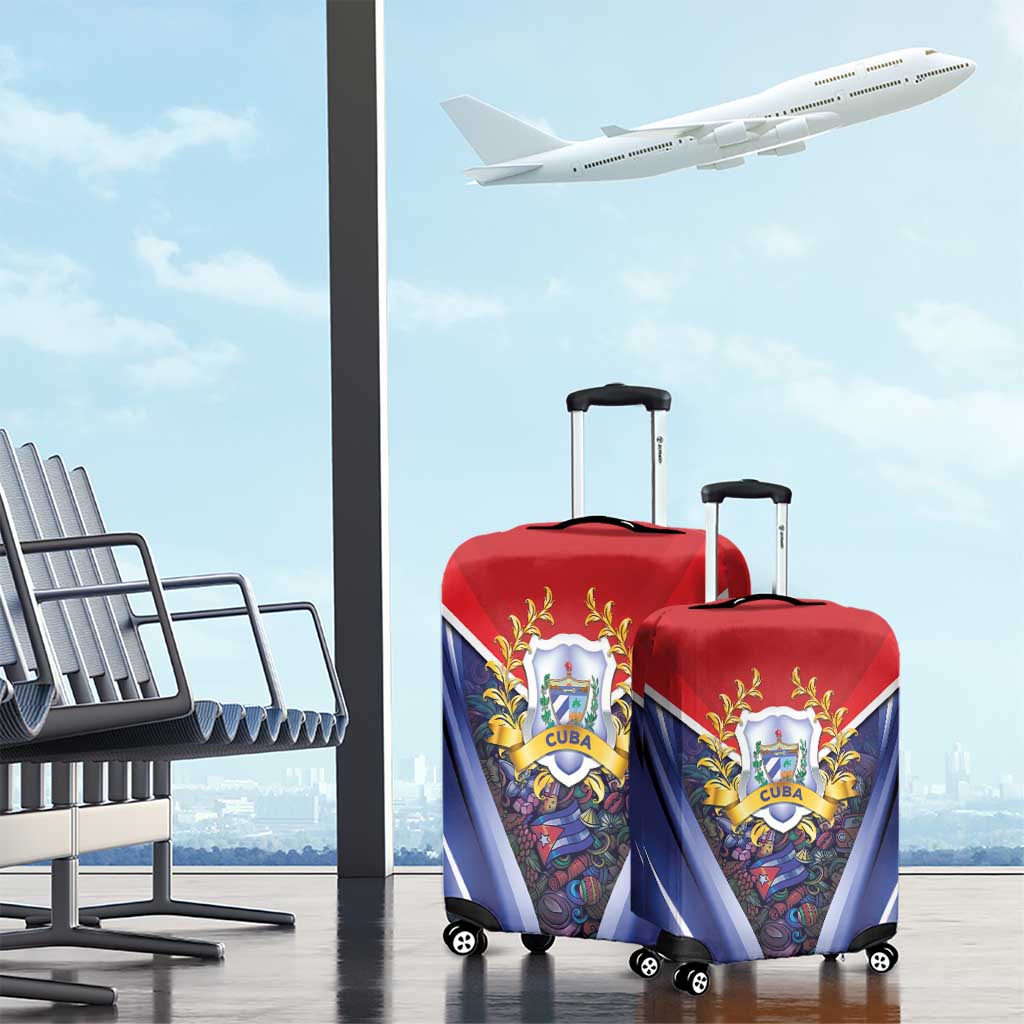Cuba Luggage Cover 123 Years Of Independence LT05