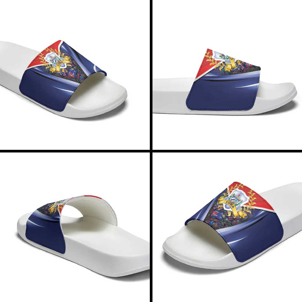 Cuba Slide Sandals 123 Years Of Independence LT05