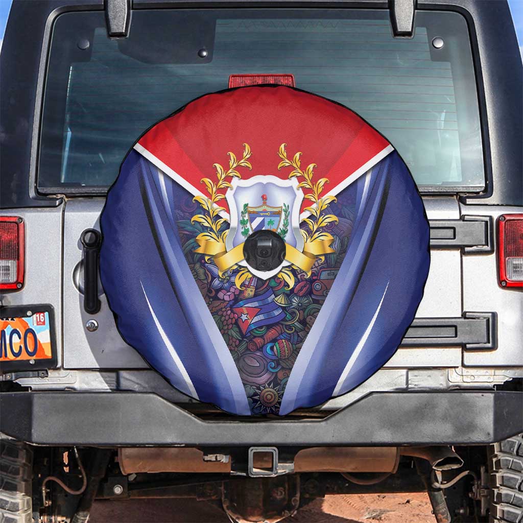 Cuba Spare Tire Cover 123 Years Of Independence LT05