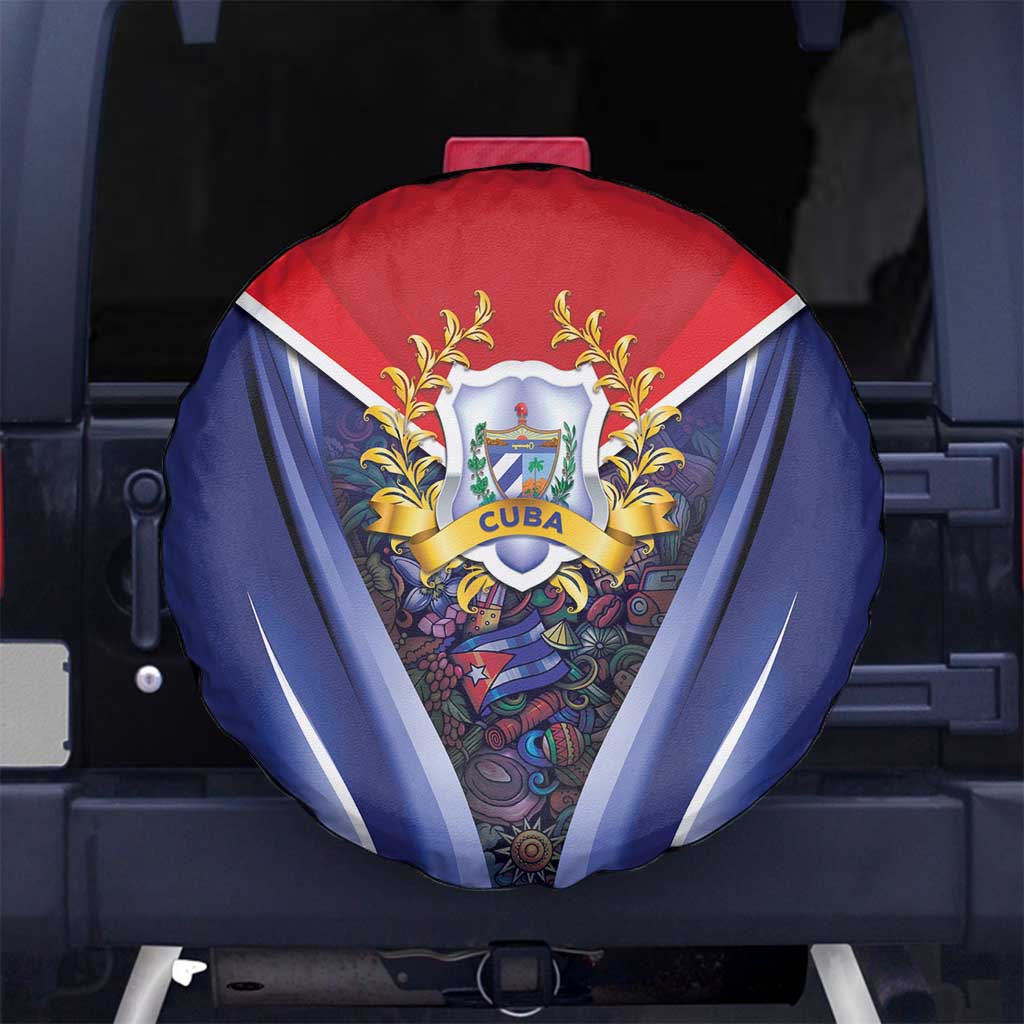 Cuba Spare Tire Cover 123 Years Of Independence LT05