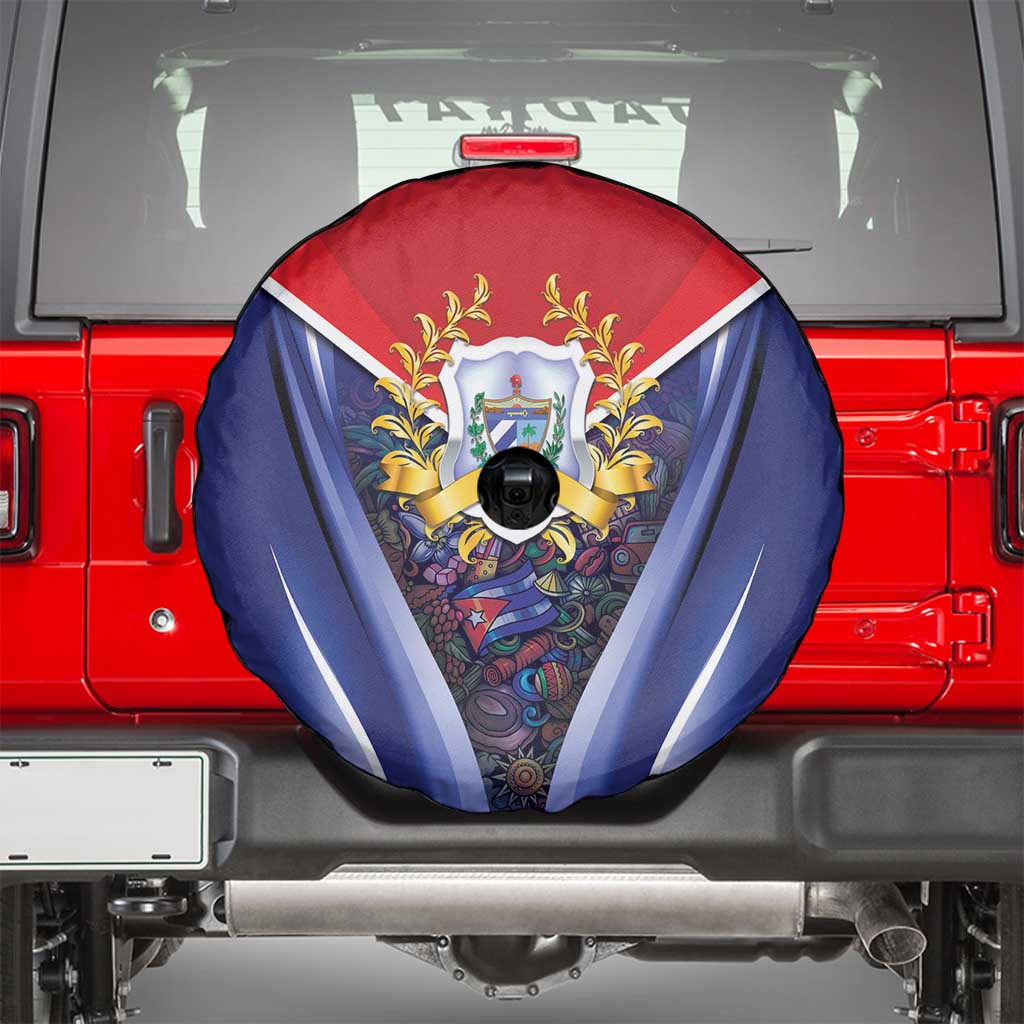 Cuba Spare Tire Cover 123 Years Of Independence LT05