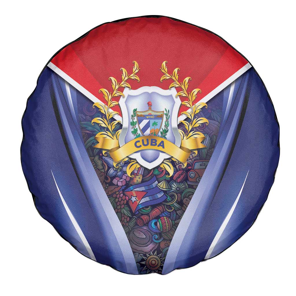 Cuba Spare Tire Cover 123 Years Of Independence LT05