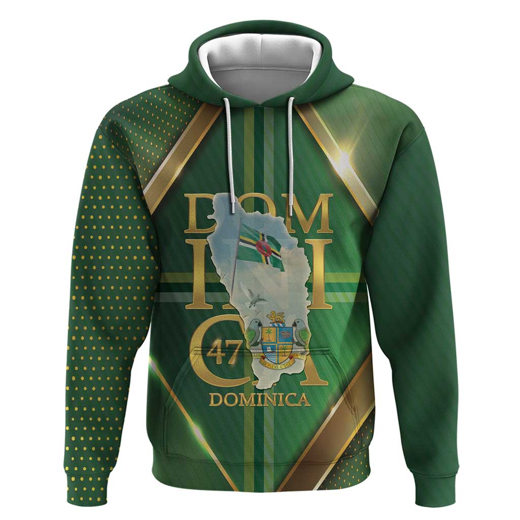 Dominica Independence Day Hoodie 47 Years Of Freedom LT05