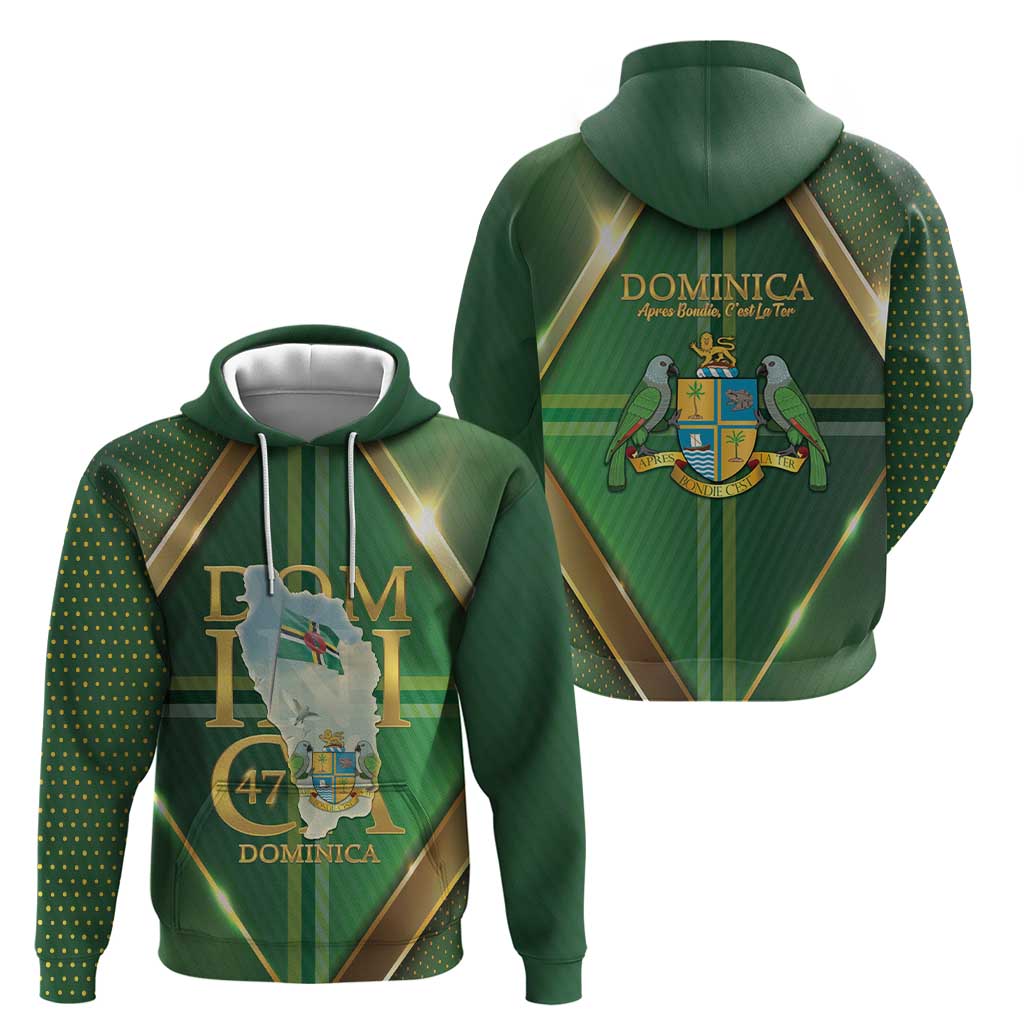 Dominica Independence Day Hoodie 47 Years Of Freedom LT05