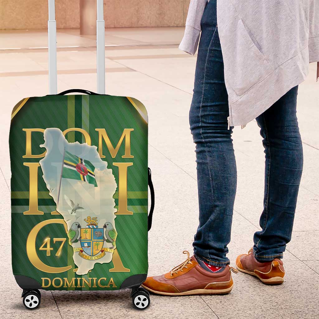 Dominica Independence Day Luggage Cover 47 Years Of Freedom LT05